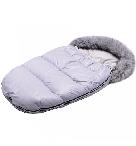 Śpiwór Kokon z Liskiem Matpol do wózka, sanek, Uniwersalny | Popielaty