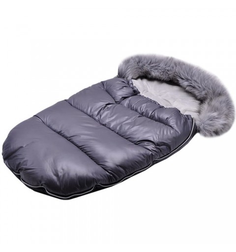 Śpiwór Kokon z Liskiem Matpol do wózka, sanek, Uniwersalny | Grafitowy