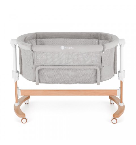 Petite&Mars Glory - łóżeczko dziecięce z funkcją kołyski 2w1 | Mocha Beige