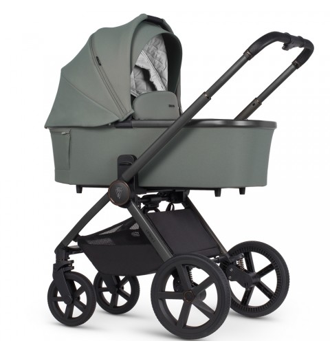 Venicci Tinum Upline 2 - wózek wielofunkcyjny, zestaw 2w1 z opcją 3w1 i 4w1 | Aloe