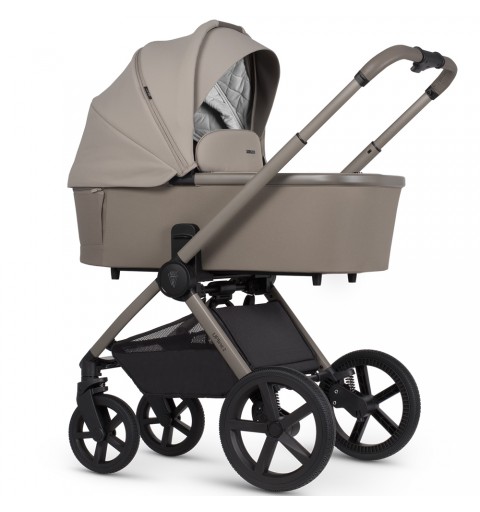 Venicci Tinum Upline 2 - wózek wielofunkcyjny, zestaw 2w1 z opcją 3w1 i 4w1 | Taupe
