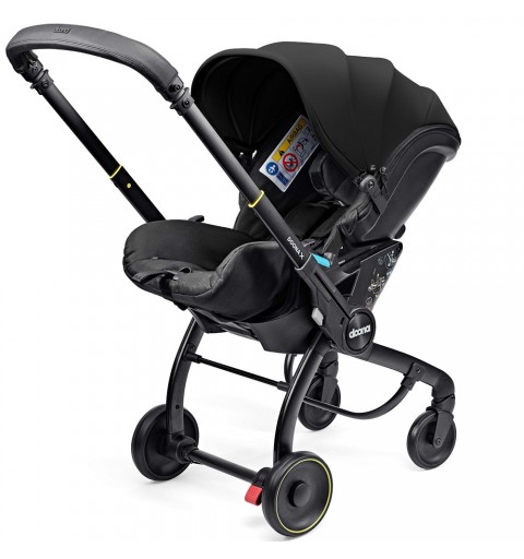 Doona X - Mobilny rozkładany fotelik samochodowy | Nitro Black