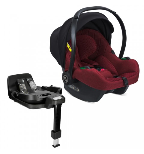 Avionaut Cosmo AirFlow - fotelik samochodowy 0-13 kg, zestaw z bazą obrotową IQ Orbit | Red