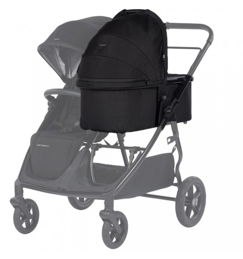 MAST Swiss design Twin X - gondola do wózka | Onyx