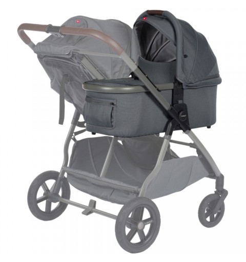 MAST Swiss design Twin X - gondola do wózka | Volcanic Ash