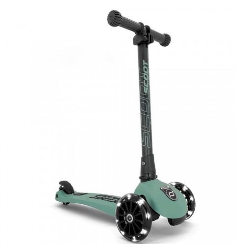 Scoot and Ride Highwaykick 3 Led - Hulajnoga składana ze świecącymi kółkami 3+ | Forest