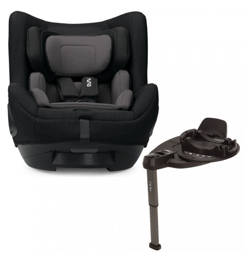 Nuna Todl ™ Next i-size - fotelik samochodowy zestaw z bazą obrotową 76-105 cm | Caviar
