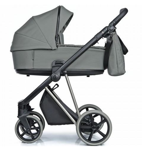 Roan IVI 2.0 Vintage - wózek wielofunkcyjny, zestaw 2w1 z opcją 3w1 i 4w1 | Sage Green