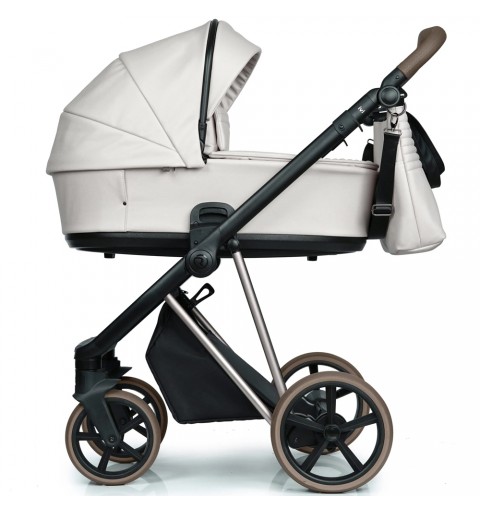 Roan IVI 2.0 Vintage - wózek wielofunkcyjny, zestaw 2w1 z opcją 3w1 i 4w1 | Butter Cream