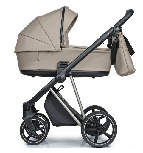 Roan IVI 2.0 Vintage - wózek wielofunkcyjny, zestaw 2w1 z opcją 3w1 i 4w1 | Almond Sugar