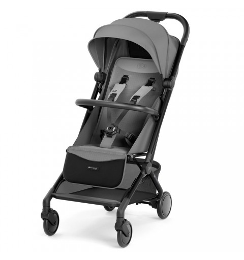 Kinderkraft Pilot 2 - lekki samolotowy wózek spacerowy do 22 kg | Szary