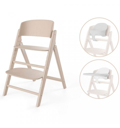 Cybex Click & Fold - krzesełko do karmienia, zestaw 3-in-1 | All Natural