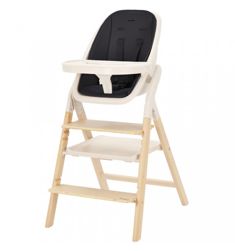 Carrello Ergo - krzesełko do karmienia, wieża edukacyjna  | Obsidian Black