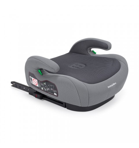 Petite&Mars Optimus Pro i-Size - fotelik samochodowy isofix 125-150 cm, podstawka | Grey Air