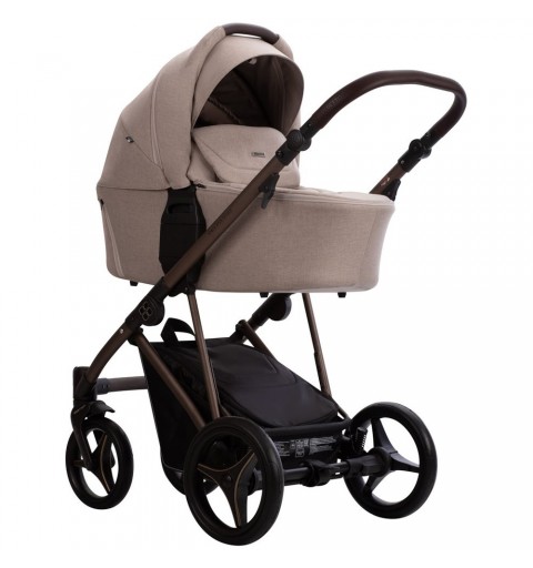 Bebetto Pelpasso - wózek wielofunkcyjny, zestaw 2w1 z opcją 3w1, 4w1 | 01 Choco