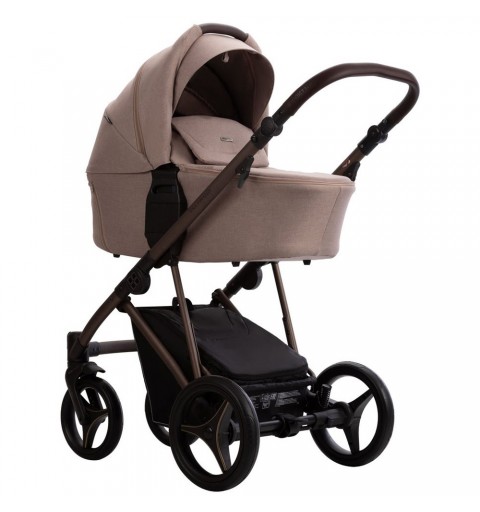 Bebetto Pelpasso - wózek wielofunkcyjny, zestaw 2w1 z opcją 3w1, 4w1 | 02 Choco