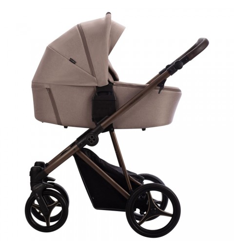 Bebetto Pelpasso - wózek wielofunkcyjny, zestaw 2w1 z opcją 3w1, 4w1 | 04 Choco