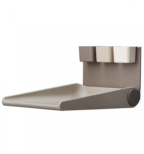 Leander Wally - przewijak montowany na ścianie | Cappuccino