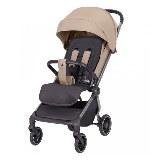 Carrello Atom M - kompaktowy, stylowy wózek spacerowy do 22 kg | Snow Beige