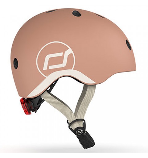 Scoot and Ride Kask - kask dla małych dzieci XXS-S | Mocha