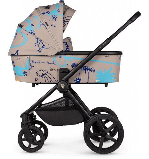 Venicci Tinum Upline 2 - wózek wielofunkcyjny, zestaw 2w1 z opcją 3w1 i 4w1 | PB Draft Beige