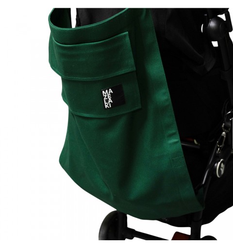 Mazelaki - hamak do wózka 2.0 | Butelkowa Zieleń