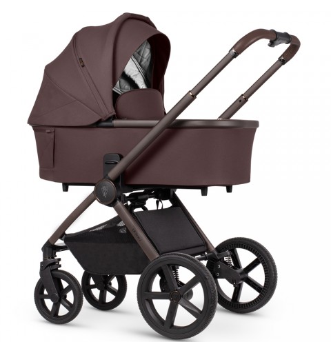 Venicci Tinum Upline 2 - wózek wielofunkcyjny, zestaw 2w1 z opcją 3w1 i 4w1 | Burgundy