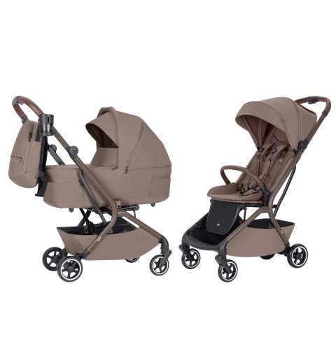 Carrello Magia CRL-6555 - wózek wielofunkcyjny, zestaw 2w1 z opcją 3w1 i 4w1 | Cocoa Beige