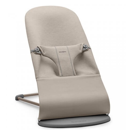 BabyBjorn Bliss 3D - leżaczek, bujaczek, krzesełko | Jersey Piaskowoszary