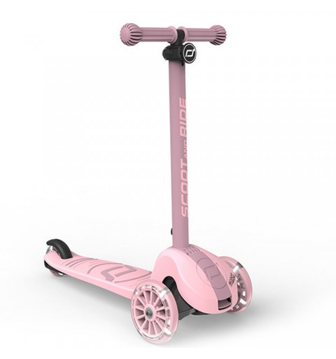 Scoot and Ride Highwaykick 3S - Hulajnoga składana ze świecącymi kółkami 3+ | Rose